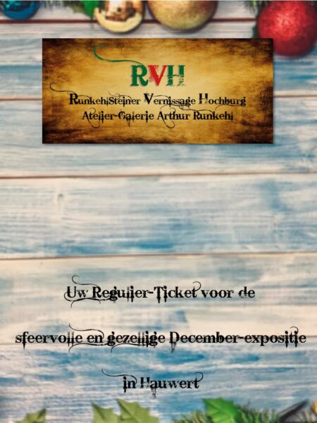 Regulier-Ticket voor de Kunstexpositie: za. 17 dez.