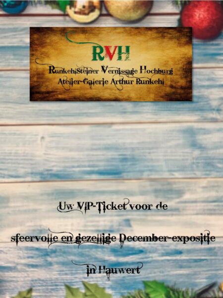 VIP-Ticket Arrangement voor de Kunstexpositie: za. 17 dez.